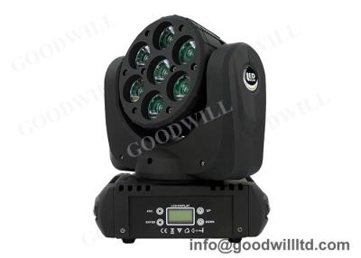 China 12W 4IN1 Super Bright LED Moving Head Lights Portable Mini Stage Light for Party / Concert for sale