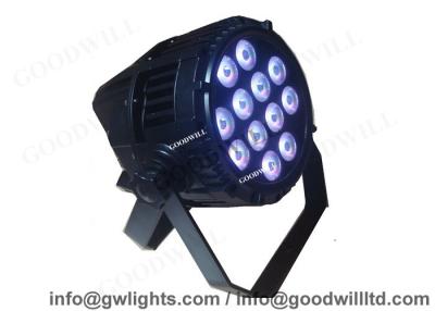 China 4 - 8 el PAR del disco LED del canal DMX 512 enciende 12 x 4 EN 1 lámpara de la etapa de RGBW en venta