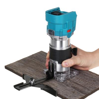 China 1000W 6 Speed ​​Cordless 6.35mm Chuck Brushless Electric Wood Trimmer Steel for Wood Chamfering Spline Curve Cutting Woodworking Planing for sale