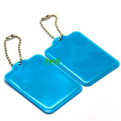 China Cheap Decoration Price Custom Soft PVC Key Chain Reflective Key Indicator For Promotion for sale