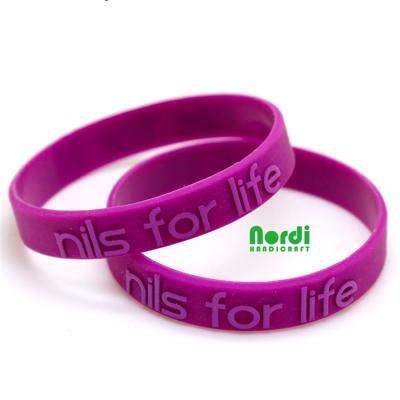 China Cheap Professional Business Custom Logo Silicone Wristband Fashion Sport Gift Bulk PVC Rubber Wristbands for sale