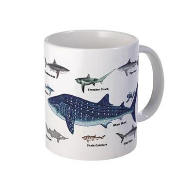 China Viable Wholesale Shark Types Funny Coffee Mugs Handcrafted for sale