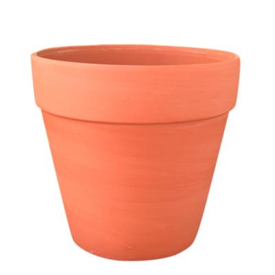 China Hot Selling CLASSIC Clay Terra Cotta Ceramic Flower Pots Red for Outdoor Garden Decoration for sale