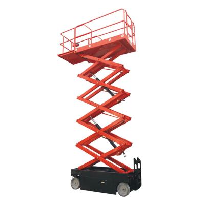 China Self Propelled Electric Lift Platform Hotels FSJY Aerial Scissor Maintenance Platform for sale