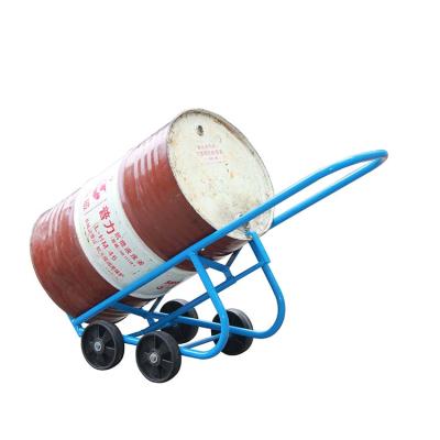 China DF20 Oil Drum Hand Truck Oil Tank Cart Fuel Tank Carrier Industrial Manual Drum Hand Cart for sale