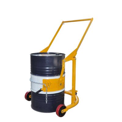 China HD80 Industrial Manual Barrel Truck Oil Drum Carrier Fuel Drum Cart for sale