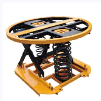 China Hotels SP Fork ESP Mounted Scissor Turntable Leveling Table for sale