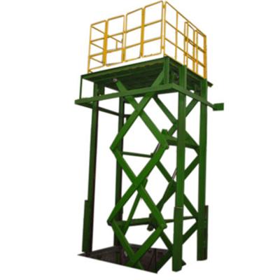 China SJT Hotels Electric Hydraulic Scissor Cargo Lift Scissor Cargo Lift for sale