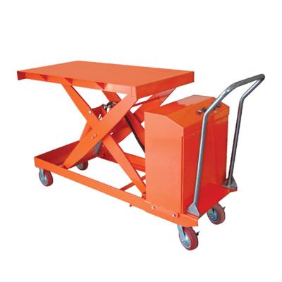 China Hotels ETF Single Scissor Lift Table Electric Portable Scissor Table Lift for sale