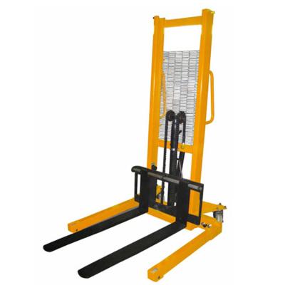 China MS-W Hotels Hydraulic Forklift Manual Pallet Stacker Warehouse Forklift for sale