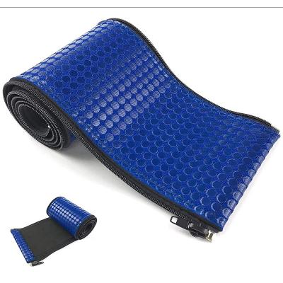 China New Neoprene Amazon Rail Cover Blue Neoprene Railing Cover Dot Slip Print Swimming Pool Handrail Cover for sale