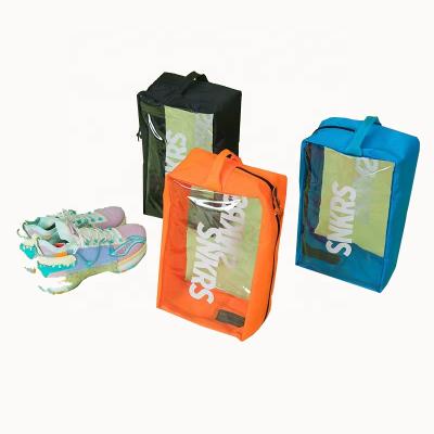 China Hot Selling Waterproof Shoe Storage Bag PVC Shoe Bag Portable Stain Bag Travel Shoe Bag Waterproof Dust Bag for sale