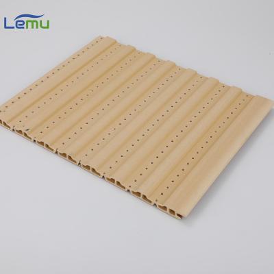 China Modern Home Interior Design Decor WPC Wall Panel Sound Absorbing Panel for sale