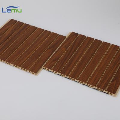 China Modern Indoor Bamboo Wood Fiber Acoustic Insulation Integrated Wall Panel for sale