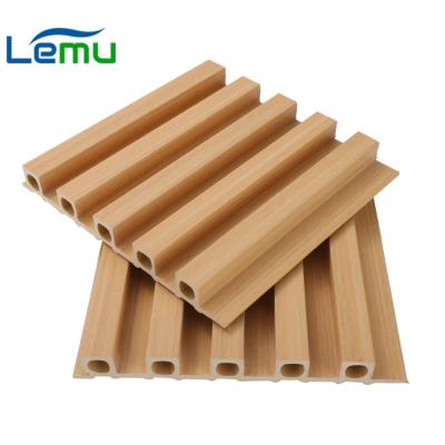 China Various Styles Modern High Quality WPC Wall Panel Mold Proof Wood Wall Panel for sale