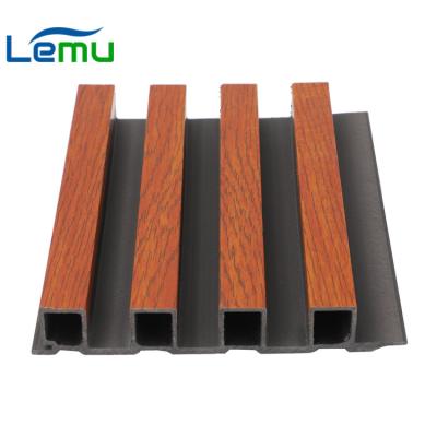 China Modern Hot Sale Multicolor Wooden Wpc Plastic Composite Wall Panel for sale