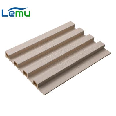 China Hot Sale Modern Wood Wall Panel Decor Plastic Composite Interior Wall Panel for sale