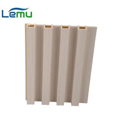 China Modern High Quality Fireproof Interior Decorative Finish Building Material WPC Wall Panels for sale