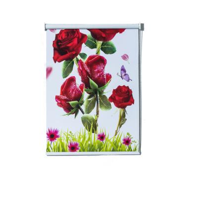 China waterproof 3d printed roller blinds printing fabric roller blinds for sale