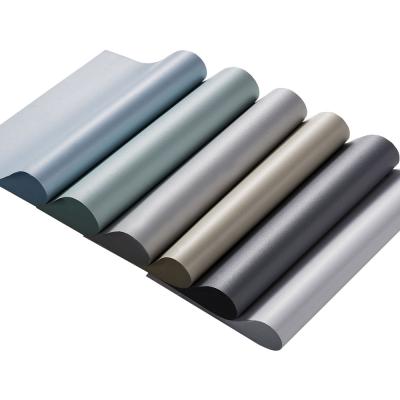 China Factory Professional Anti-UV Black Polyester Blackout Window Shades Glitter Roller Shades for sale