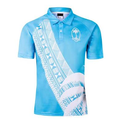 China Anti-wrinkle plus size logo custom sublimation printing blank quick dry polo shirt for men for sale