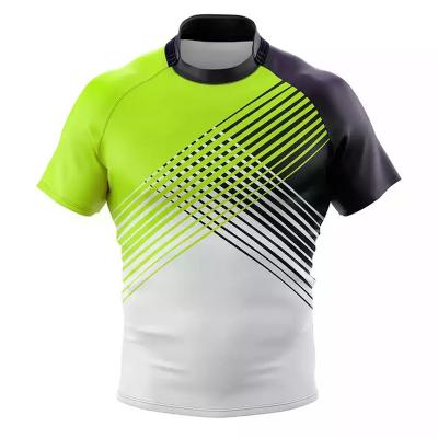 China Wholesale High Quality Antibacterial 100% Polyester Stretch Jersey Youth Rugby League Uniform Quick Dry for sale