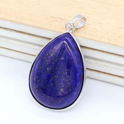 China CLASSIC natural stone Waterdrop lapis lazuli pendant from ml t healing Crystal Lapis Lazuli Stone Pendant for sale