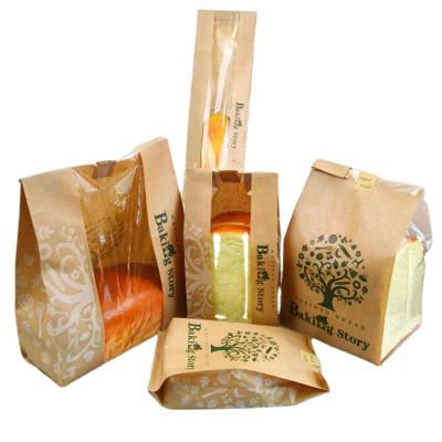 China 2021 Recyclable Factory Direct Hot Sale Custom Food Delivery Brown Luxury Paper Bag for sale