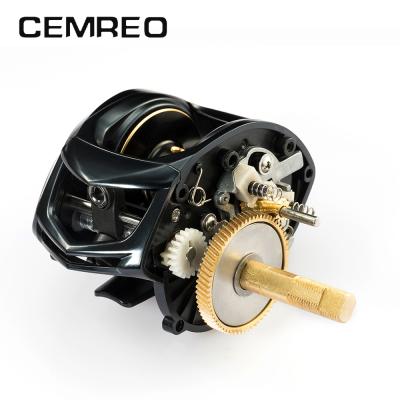 China HanHigh Fishing Reel Seat 13+1BB 7.2:1 Match Carbon Fiber Fishing Reel Handle Bait Cast Reel Anubis II for sale