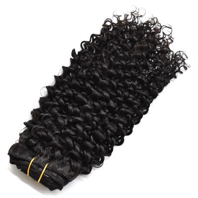 China Cheap Silky Straight Head Wave 100% Full Virgin Human Clip In Hair Extensions for sale