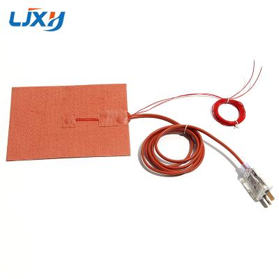 China Width 300mm/350mm/400mm Heater Plate Two-Pin Plug Machine Repair Shops Thermistor Silicone Rubber Heater Pad LJXH 320W-1280W NTC100K for sale