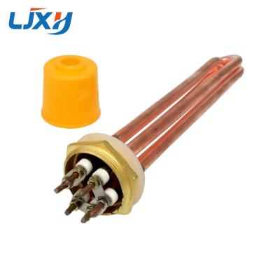 China Solar water tankless/copper tube water heating element 110V/220/380 copper wire boiler/air tank/beverage tank withDN32/1.2inch for thermostat water heater 3KW/4.5KW/6KW/9KW/12KW for sale