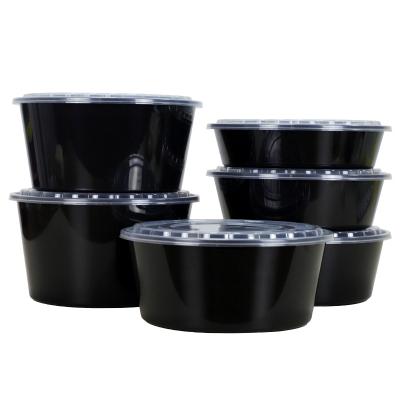 China Freshness Preservation 2000ml 2500ml 3000ml 3500ml 4000ml 4500mlFrozen Food Storage Plastic Disposable Food Container for sale