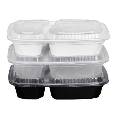 China Food Grade PP Plastic Disposable Container Restaurant Freshness Preservation Restaurant Food Packaging Disposable Box for sale