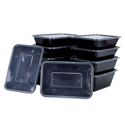 China Rectangular Disposable Meal Prep Container Restaurant Food Box Freshness Preservation Food Packaging To Go Disposable Containers Food for sale