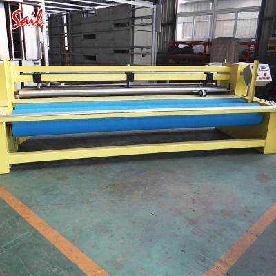 China Nonwoven Fabric Coiling And Slitting Polyester Wadding Slitter Polyester Wadding Nonwoven Rewinding Machine for sale