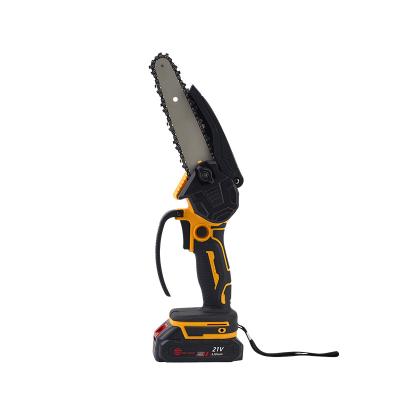 China Wood Saw Hot sale OEM 4/6 inch Battery lithium Chainsaw Portable Cordless Mini electric chainsaw for sale