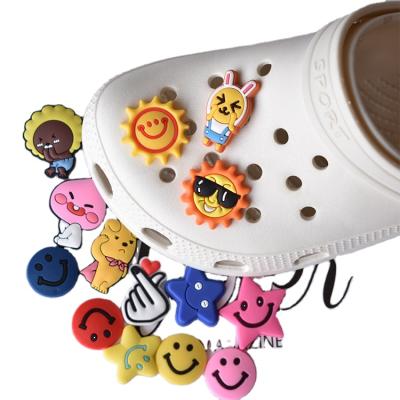 China Wholesale Quality Designs Cartoon Shoe Decoration Custom Shoe Clog Charm Soft Human PVC Shoe Charms for sale