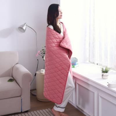 China PORTABLE Wholesale Winter Warm Plaid 5V Electric Blanket Heated USB Heated Throw Blanket for sale