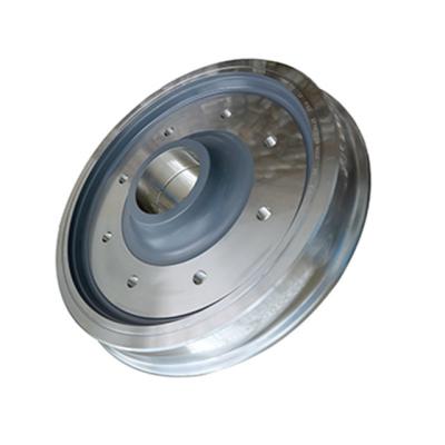 China Hot Sale Carbon Casting Steel Rail And Train Wheels for sale