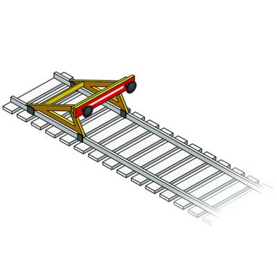 China Train Buffer Stopper Train Braking Device Maintenance Rail Railway Buffer Stop for sale