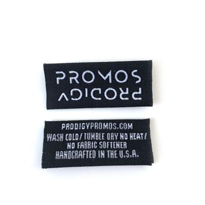 China Eco - Friendly Woven Custom Dasmak Woven Garment Label Logo Best Sale Chinese Supplier Label for sale