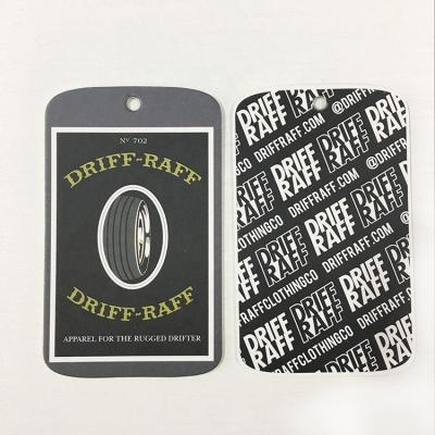 China Eco - Friendly Luxury Cardboard Custom Design Printing Clothing Paper Swing Hang Tags With String for sale