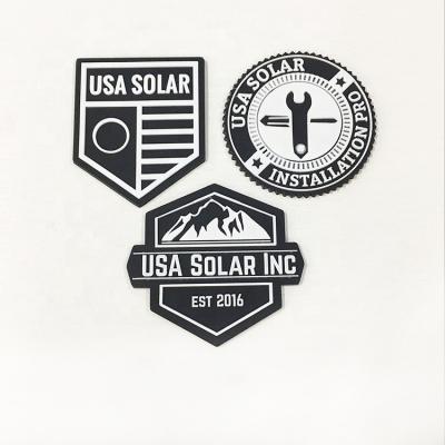 China Hot Selling 2022 3D Soft Custom Clothing Apparel Soft Silicone Logo Embossed 3D PVC Rubber Label Patches for sale