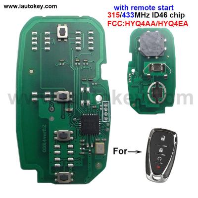 China Car Remote Key Electronic Board For Chevrolet Cruze Malibu Camaro Equinox HYQ4AA HYQ4EA 13508769 Keyless-go Car Alarm Cruze Malibu Camaro Equinox for sale