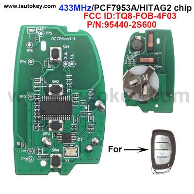 China Car Remote Control Smart Main Electronic Board For Hyundai IX35 TUCSON P/N: 95440-2S600 7953A Chip Car Alarm 95440-2S600 for sale