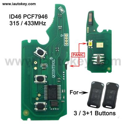 China Car Remote Main Electronic Board 433MHz PCF7946A For Porsche Cayenne 2004 2005 2006 2007 2008 2009 2010 2011 Cayenne Car Alarms for sale