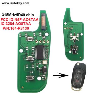 China Car Remote Key Board For Ford F150 F250 F350 EXPLORER 2015-2019 ID49 CHIP N5F-AO8TAA DS7T-15K601-B Car Alarm N5F-AO8TAA /DS7T-15K601-B for sale