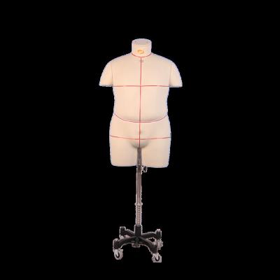 China Other Junmei wholesale male body form dress form mannequin physical hot half body hanging platform pole with base support multifunctional for sale