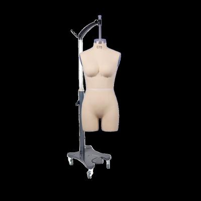 China Other hot sale female full body female torso with stand and high standard base fiberglass made material mannequin for sale